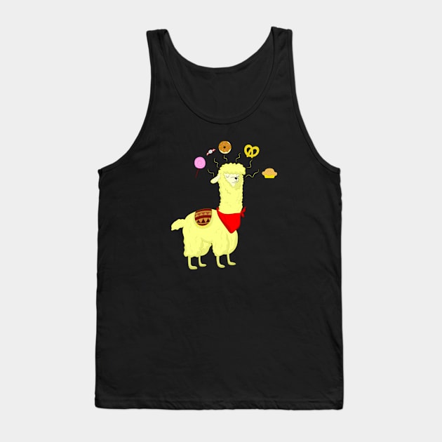 Hungry alpaca Tank Top by MariRiUA